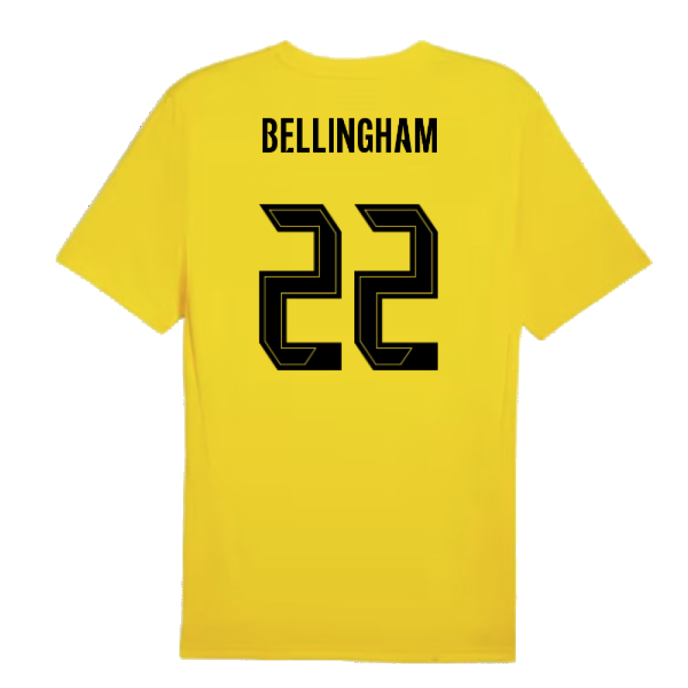 2024-2025 Borussia Dortmund Training Shirt (Yellow) (Bellingham 22)