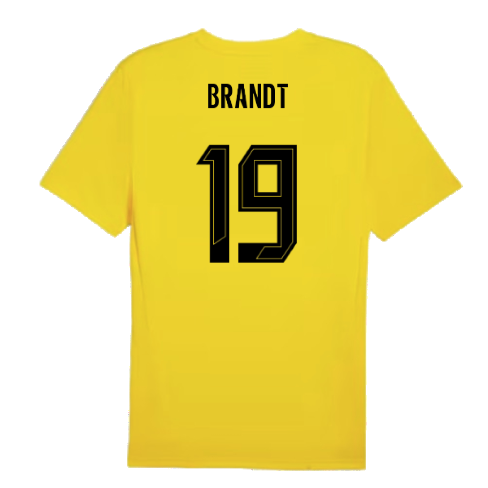 2024-2025 Borussia Dortmund Training Shirt (Yellow) (Brandt 19)