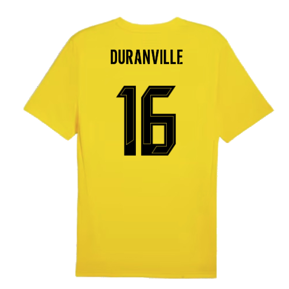 2024-2025 Borussia Dortmund Training Shirt (Yellow) (Duranville 16)