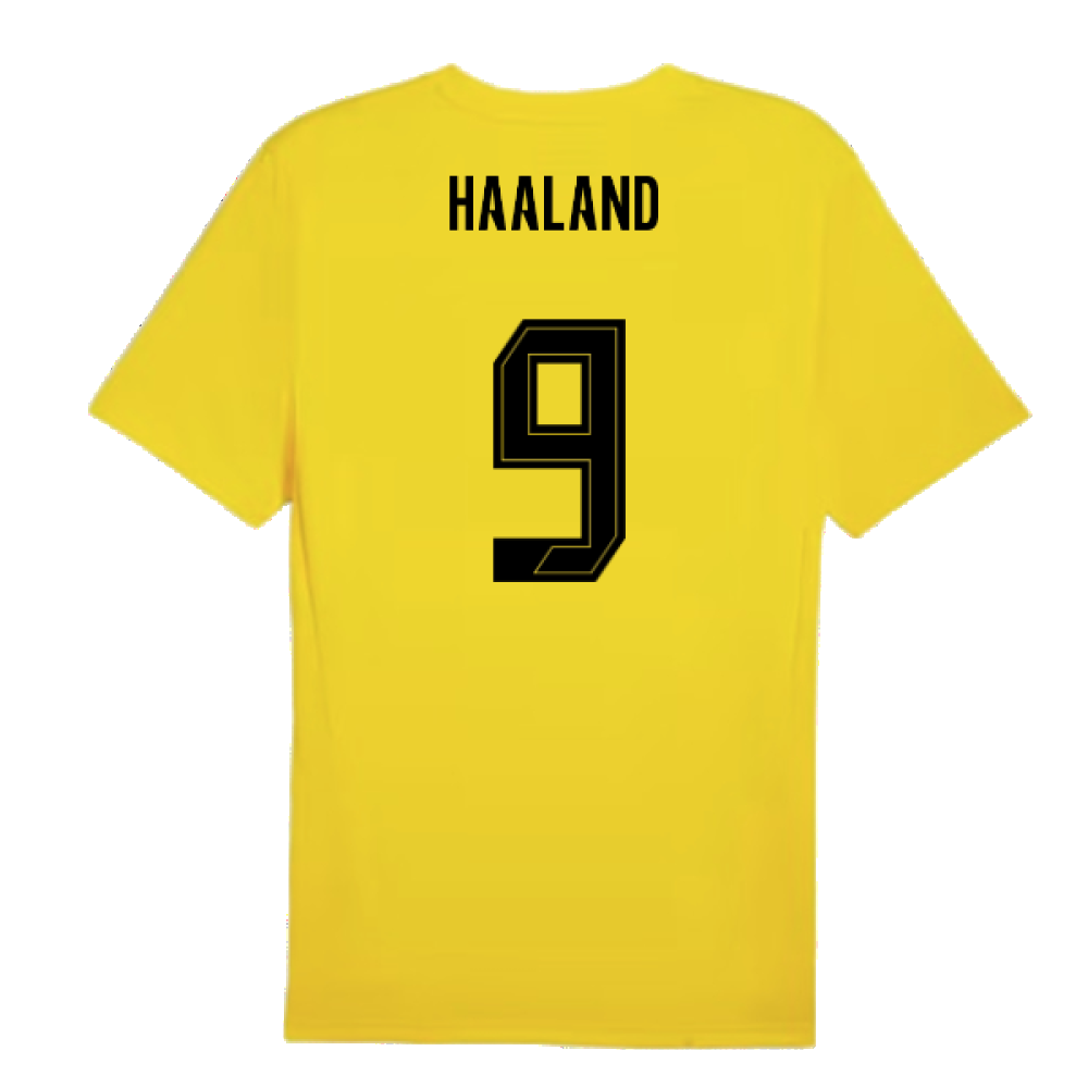 2024-2025 Borussia Dortmund Training Shirt (Yellow) - Kids (Haaland 9)