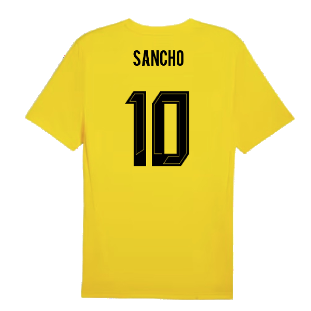 2024-2025 Borussia Dortmund Training Shirt (Yellow) - Kids (Sancho 10)