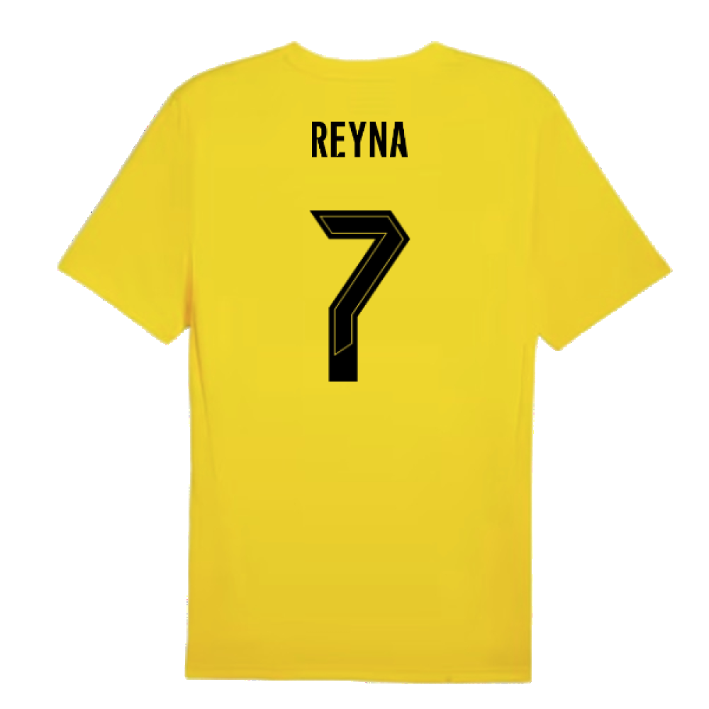 2024-2025 Borussia Dortmund Training Shirt (Yellow) (Reyna 7)