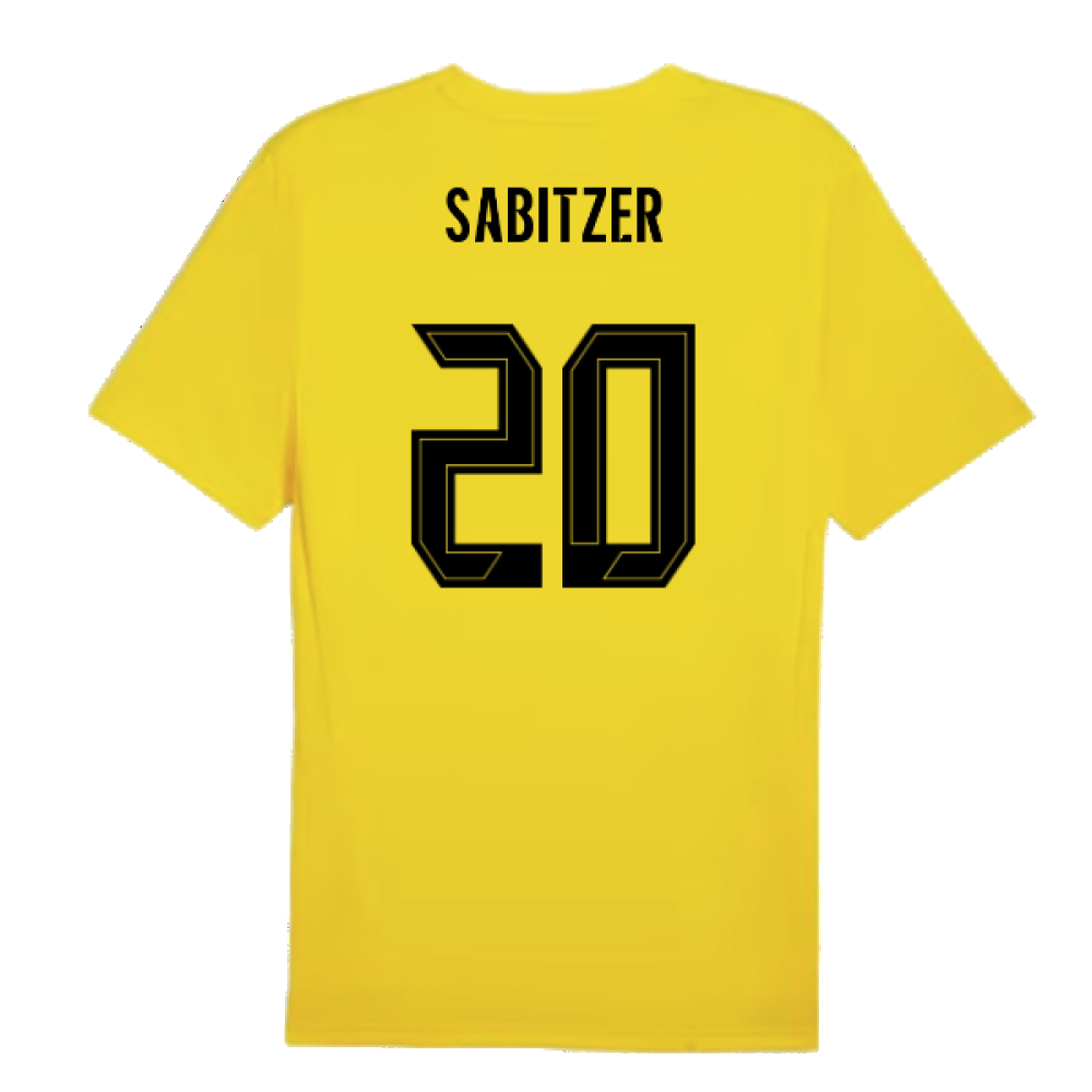 2024-2025 Borussia Dortmund Training Shirt (Yellow) (Sabitzer 20)