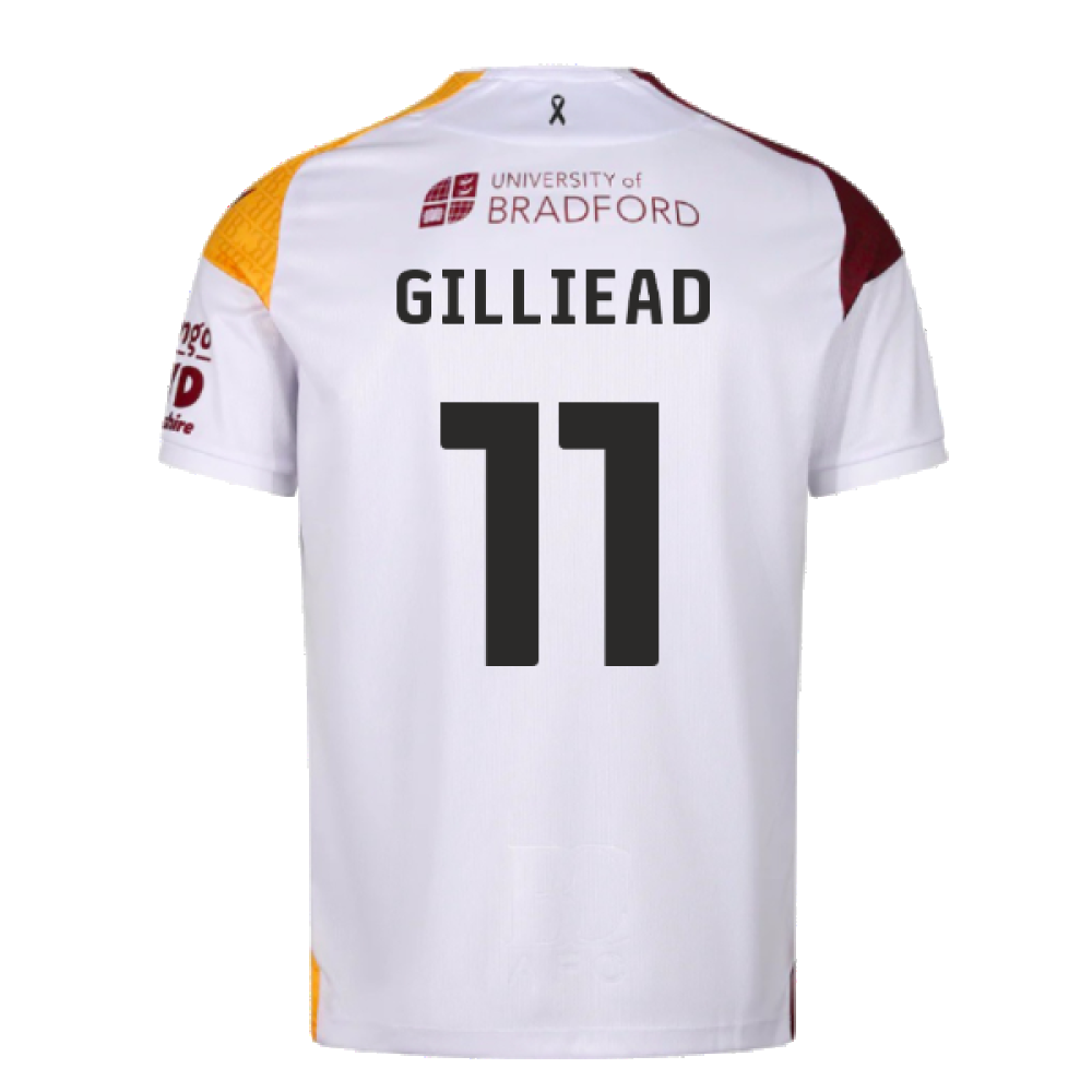 2024-2025 Bradford City Away Shirt (Gilliead 11)