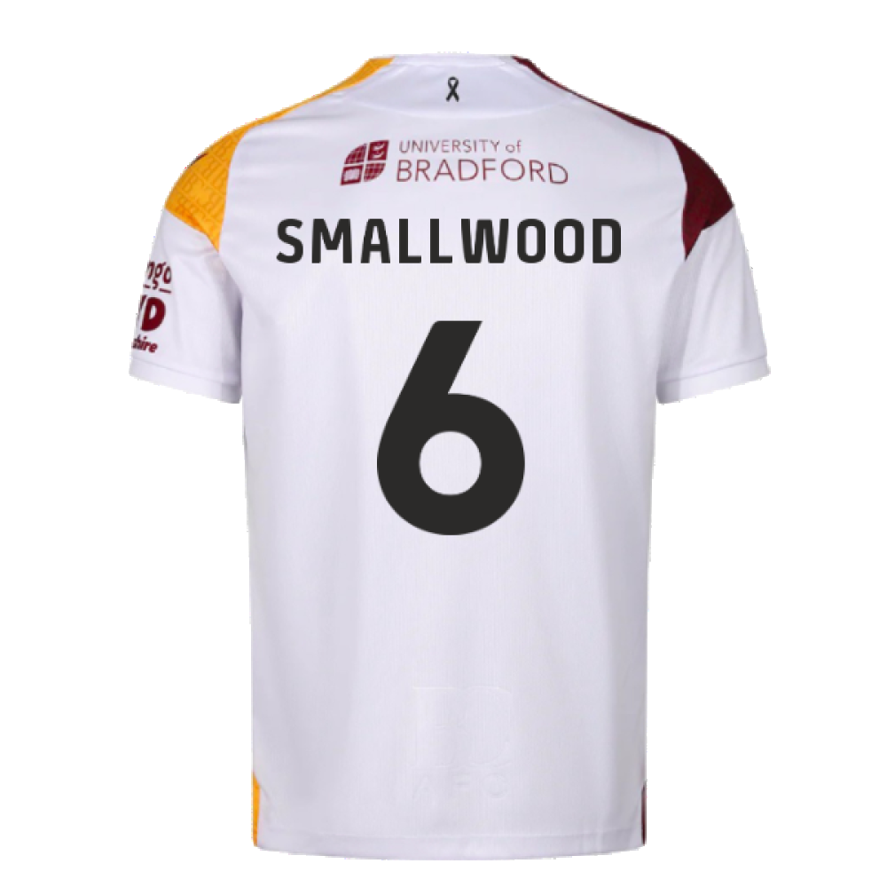 2024-2025 Bradford City Away Shirt (Smallwood 6)