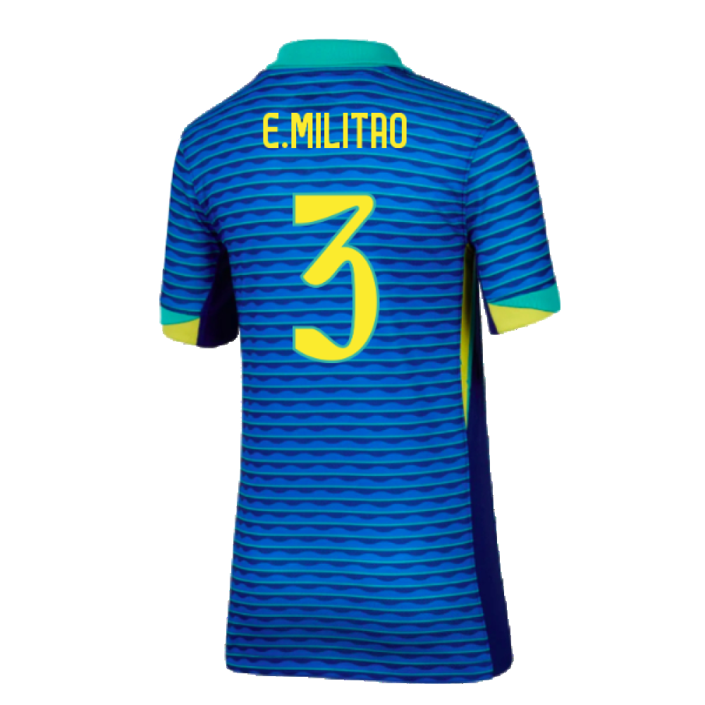 2024-2025 Brazil Away Shirt (Kids) (E.Militao 3)