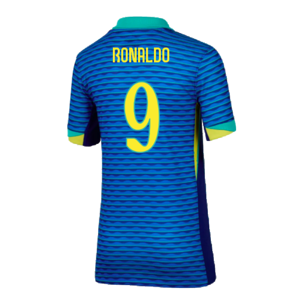 2024-2025 Brazil Away Shirt (Kids) (Ronaldo 9)