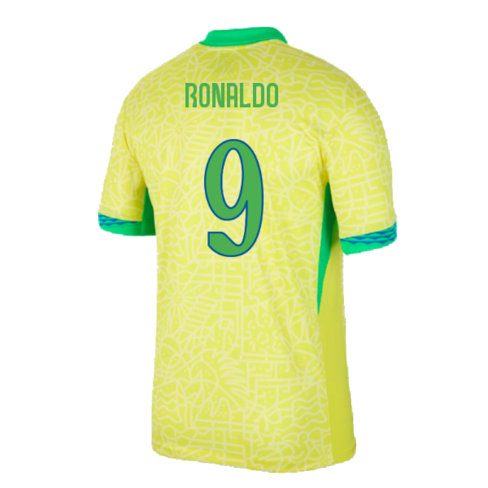 2024-2025 Brazil Home Shirt (Ronaldo 9)