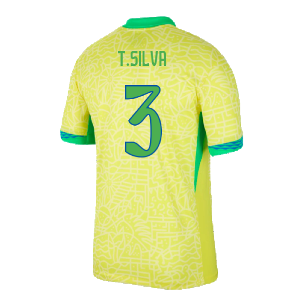 2024-2025 Brazil Home Shirt (T.Silva 3)