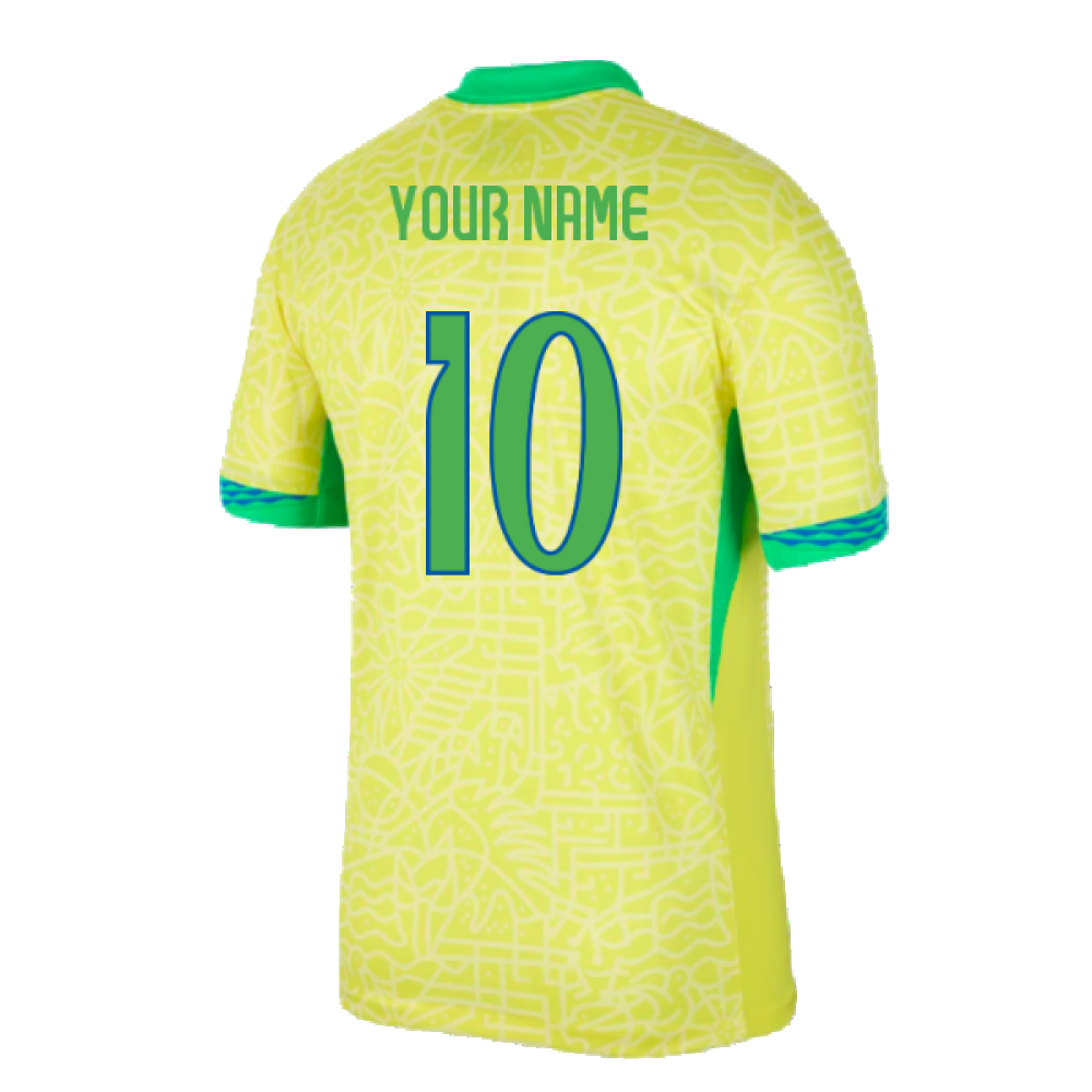 2024-2025 Brazil Home Shirt (Your Name)