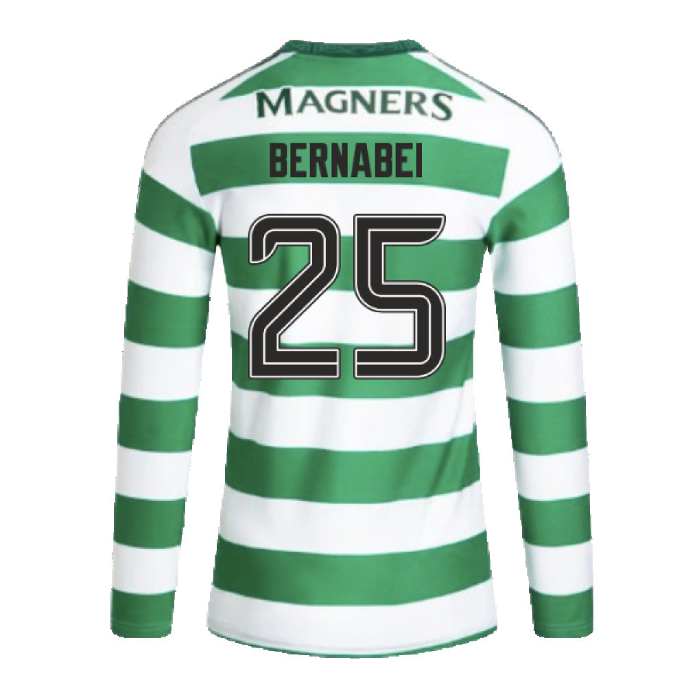 2024-2025 Celtic Home L/S Home Shirt (Bernabei 25)