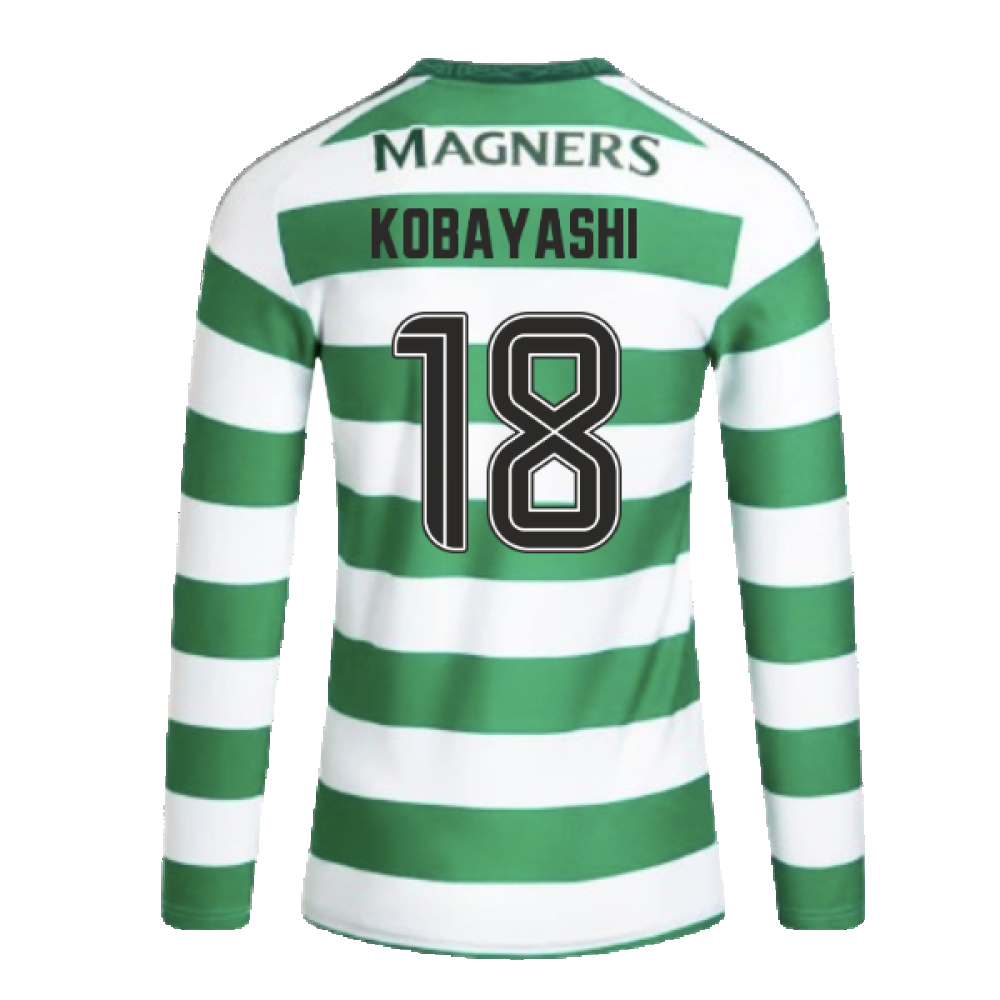 2024-2025 Celtic Home L/S Home Shirt (Kobayashi 18)