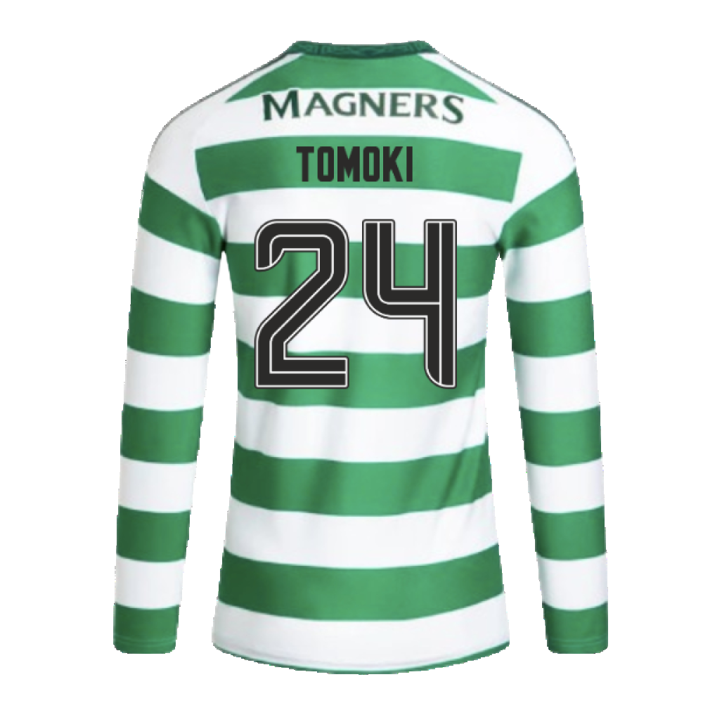 2024-2025 Celtic Home L/S Home Shirt (Tomoki 24)