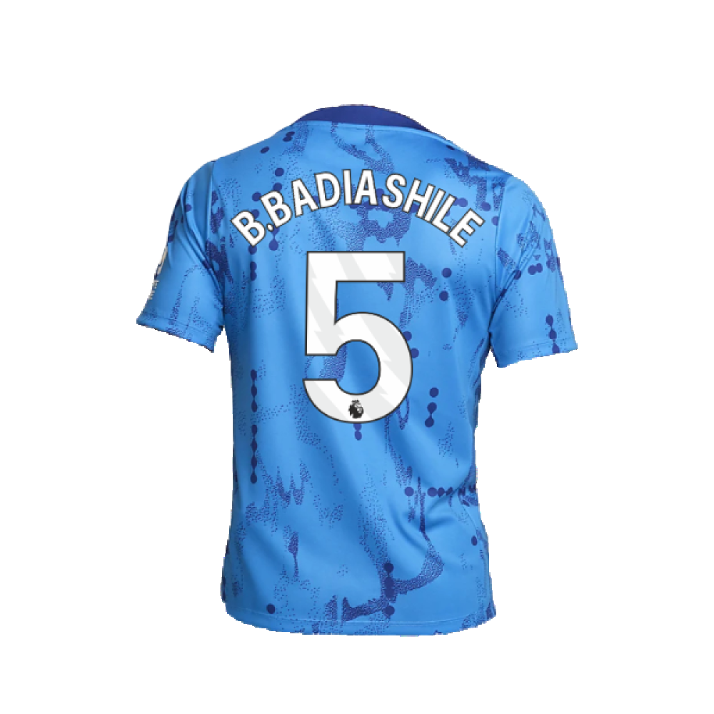 2024-2025 Chelsea Academy Pro Pre-Match Shirt (Blue) (B.Badiashile 5)