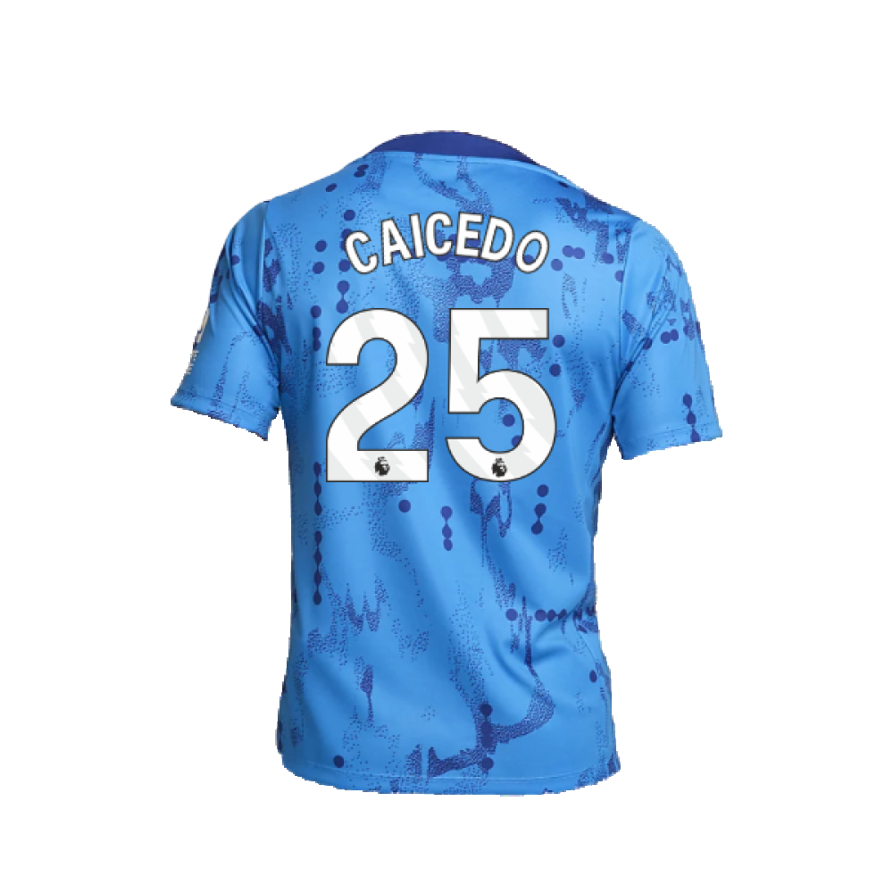 2024-2025 Chelsea Academy Pro Pre-Match Shirt (Blue) (Caicedo 25)