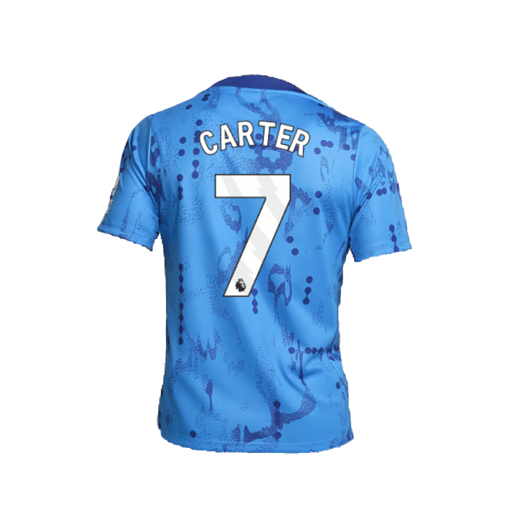 2024-2025 Chelsea Academy Pro Pre-Match Shirt (Blue) (Carter 7)