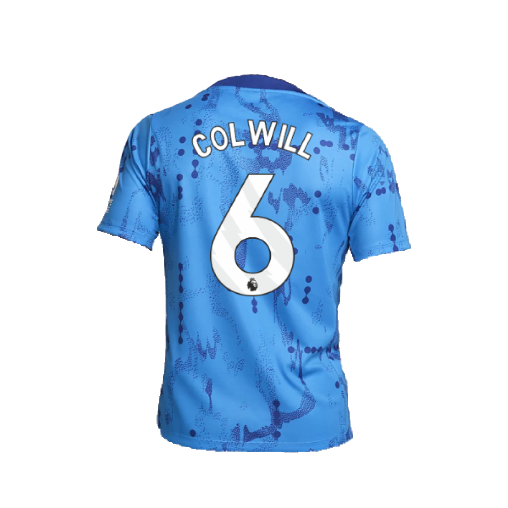 2024-2025 Chelsea Academy Pro Pre-Match Shirt (Blue) (Colwill 6)