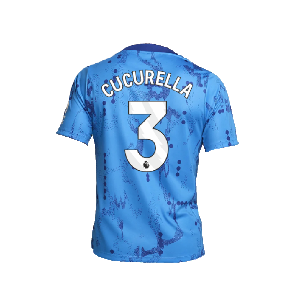 2024-2025 Chelsea Academy Pro Pre-Match Shirt (Blue) (Cucurella 3)