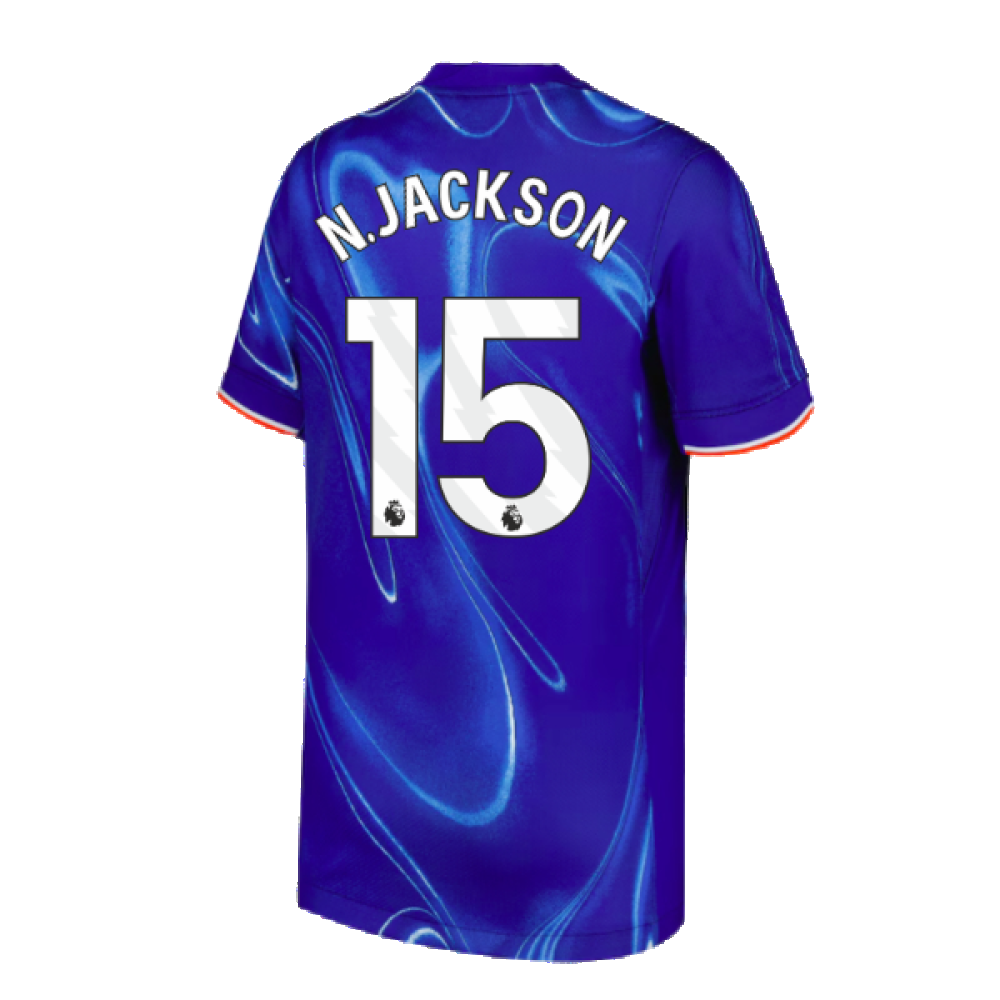 2024-2025 Chelsea Home Shirt (Kids) (N.Jackson 15)