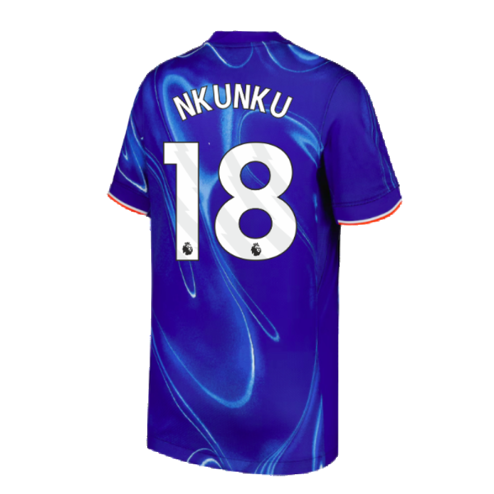 2024-2025 Chelsea Home Shirt (Kids) (Nkunku 18)