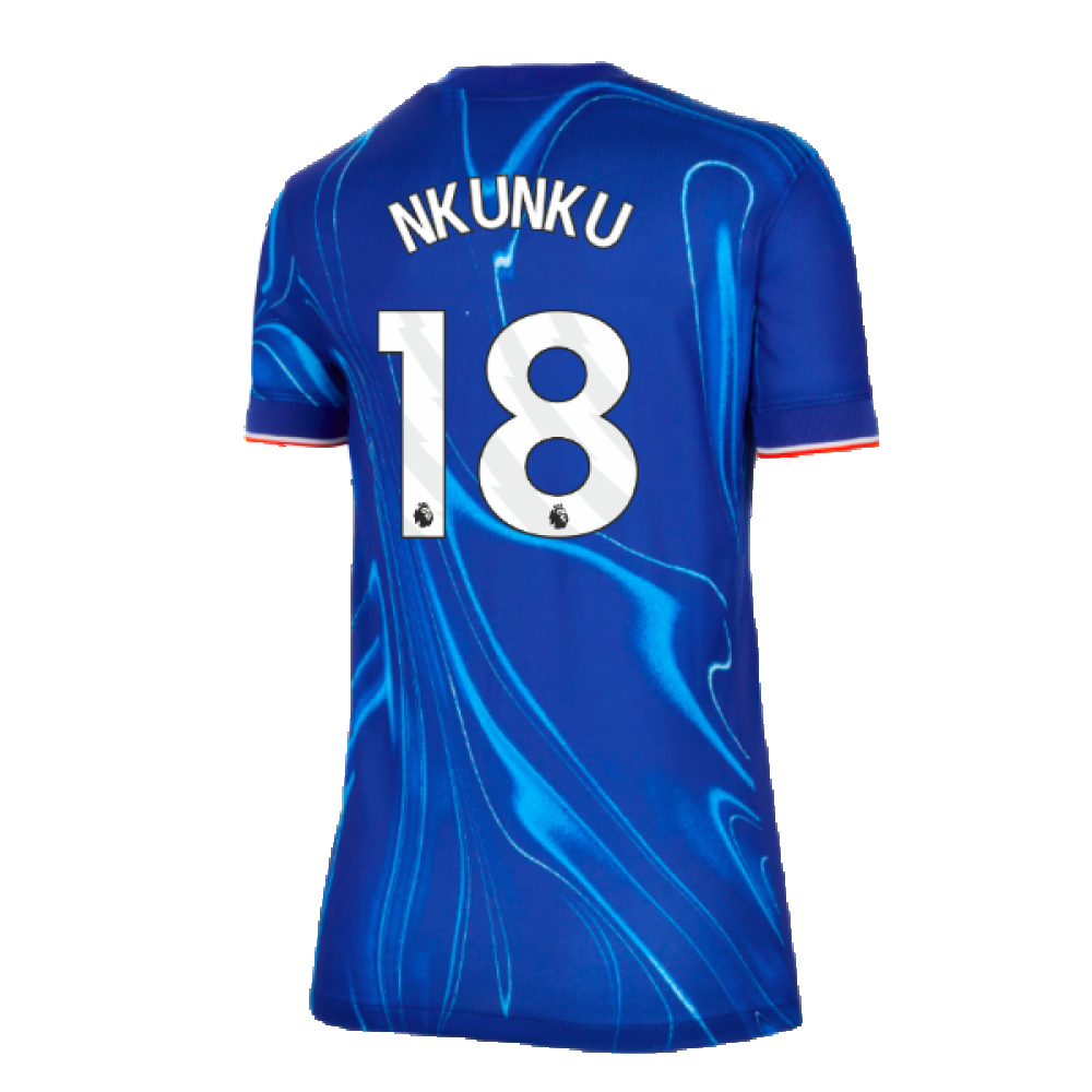 2024-2025 Chelsea Home Shirt (Womens) (Nkunku 18)