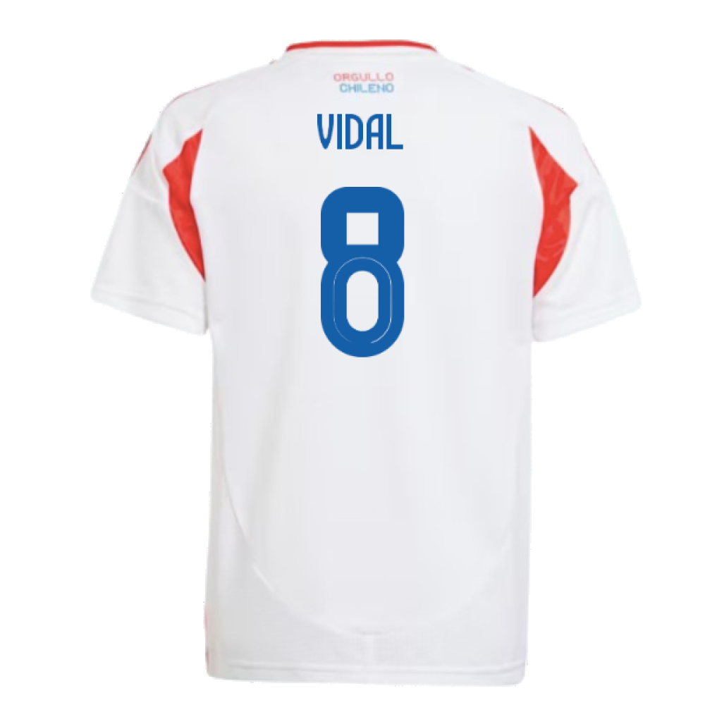 2024-2025 Chile Away Shirt (Kids) (VIDAL 8)