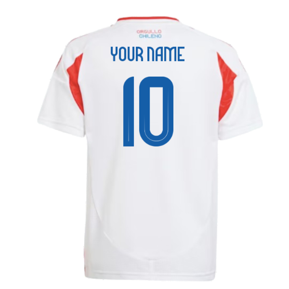 2024-2025 Chile Away Shirt (Kids) (Your Name)