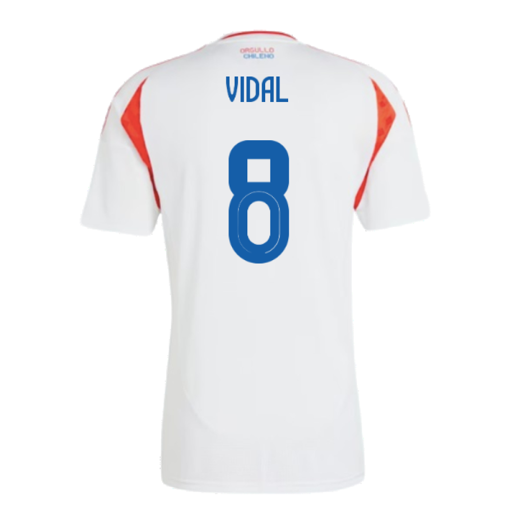 2024-2025 Chile Away Shirt (VIDAL 8)