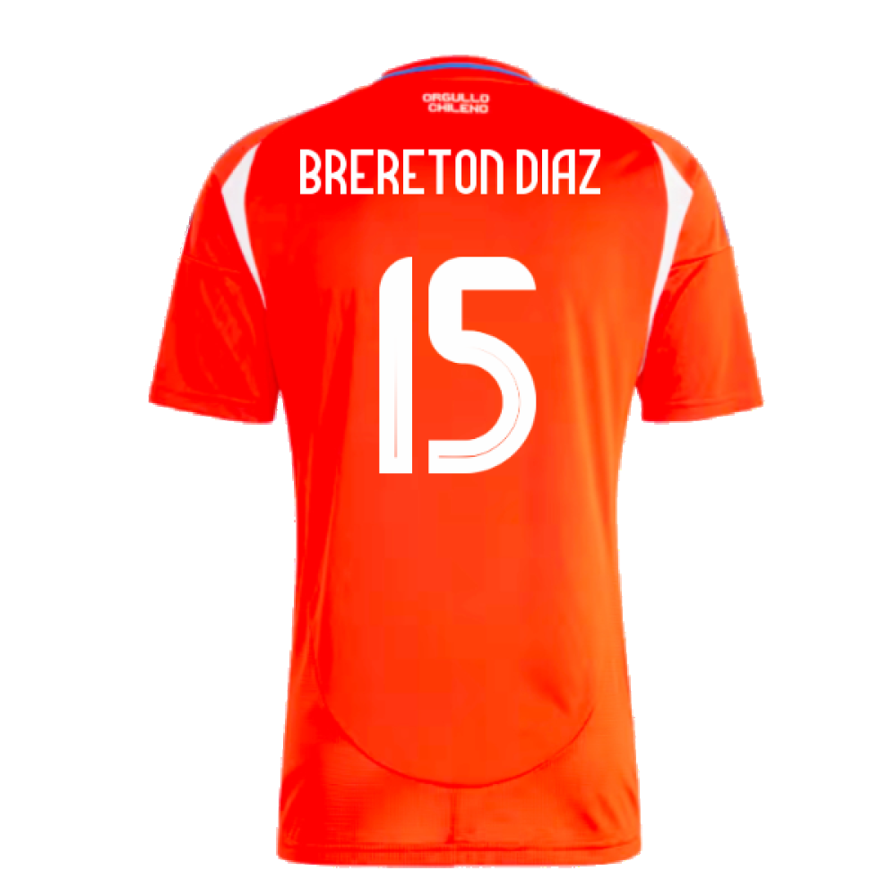 2024-2025 Chile Home Shirt (BRERETON DIAZ 15)