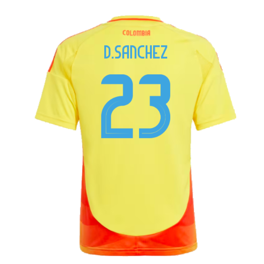 2024-2025 Colombia Home Shirt (Kids) (D.SANCHEZ 23)