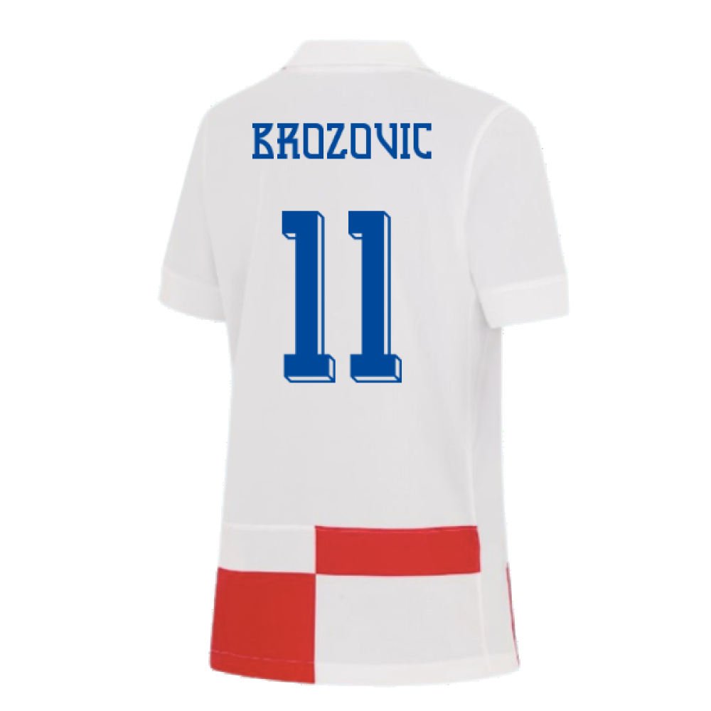 2024-2025 Croatia Home Shirt (Kids) (Brozovic 11)