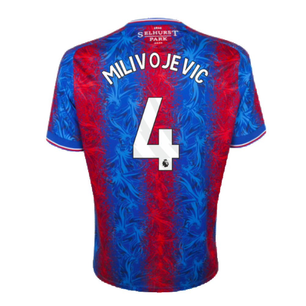 2024-2025 Crystal Palace Home Shirt (Milivojevic 4)