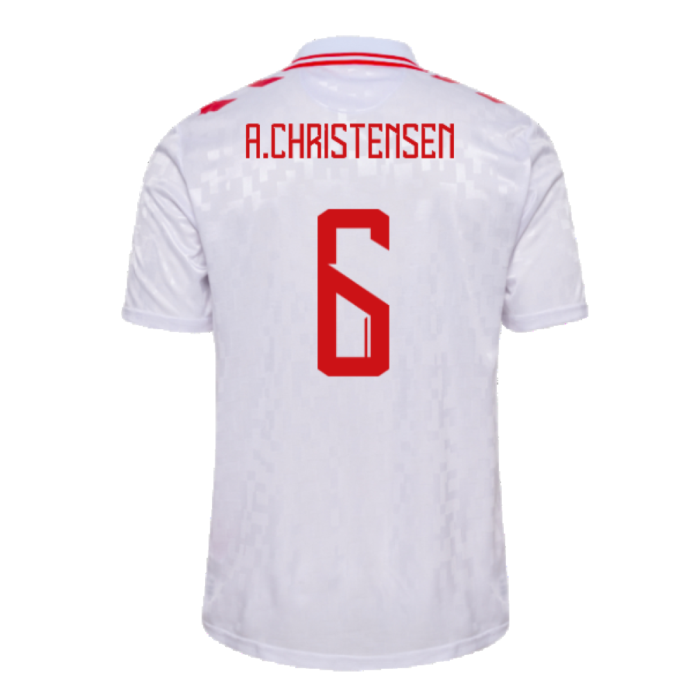 2024-2025 Denmark Away Shirt (A.Christensen 6)