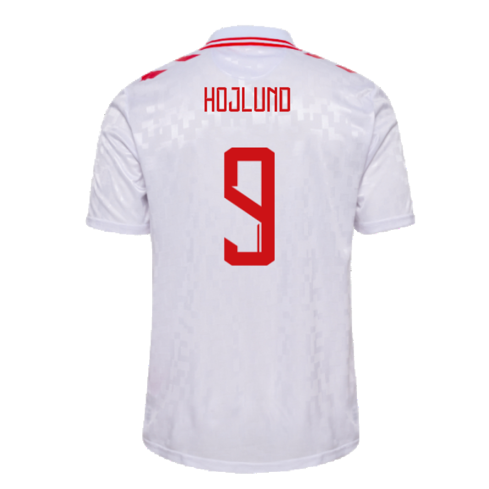 2024-2025 Denmark Away Shirt (Hojlund 9)