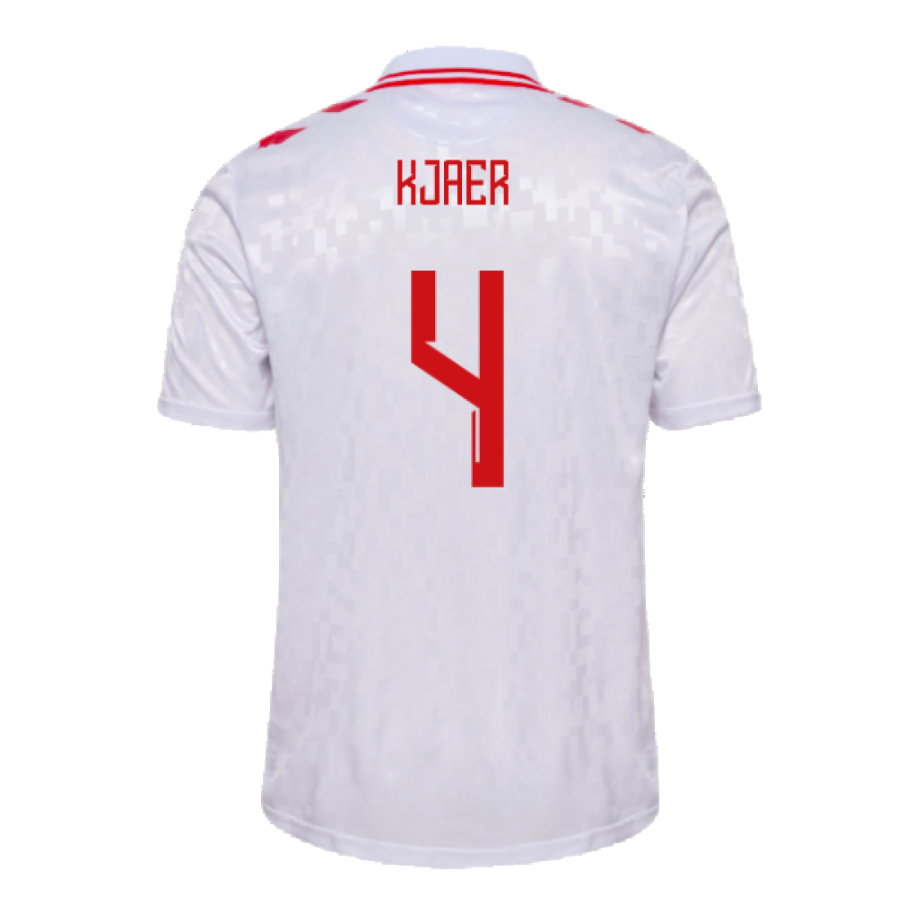 2024-2025 Denmark Away Shirt (Kjaer 4)