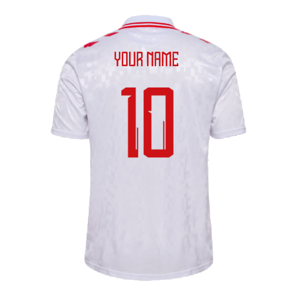 2024-2025 Denmark Away Shirt (Your Name)