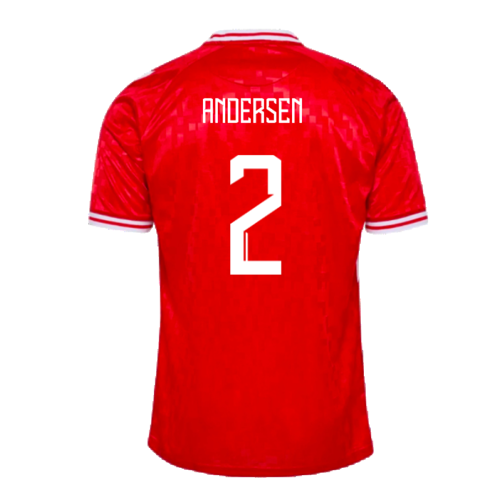 2024-2025 Denmark Home Shirt (Andersen 2)