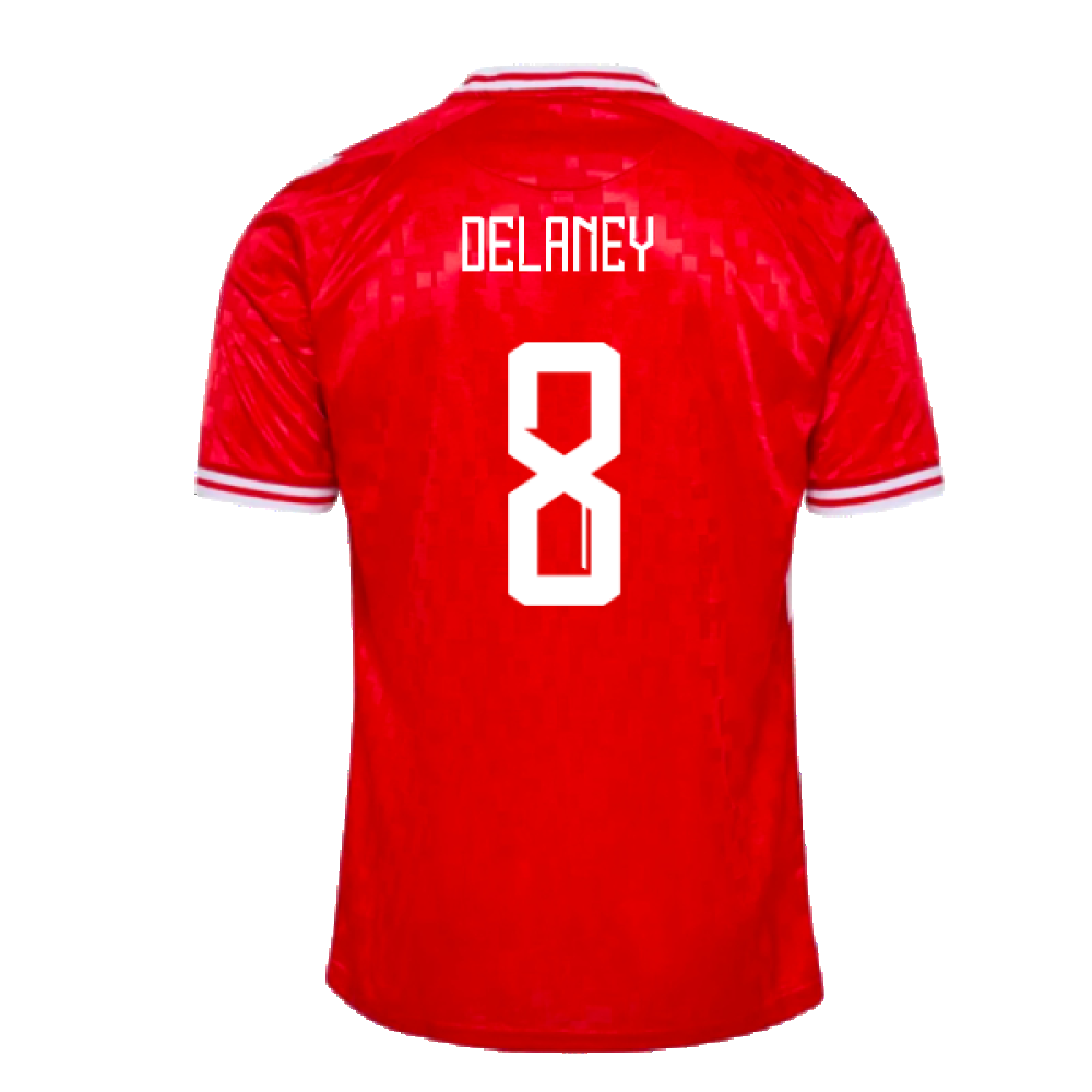 2024-2025 Denmark Home Shirt (Delaney 8)