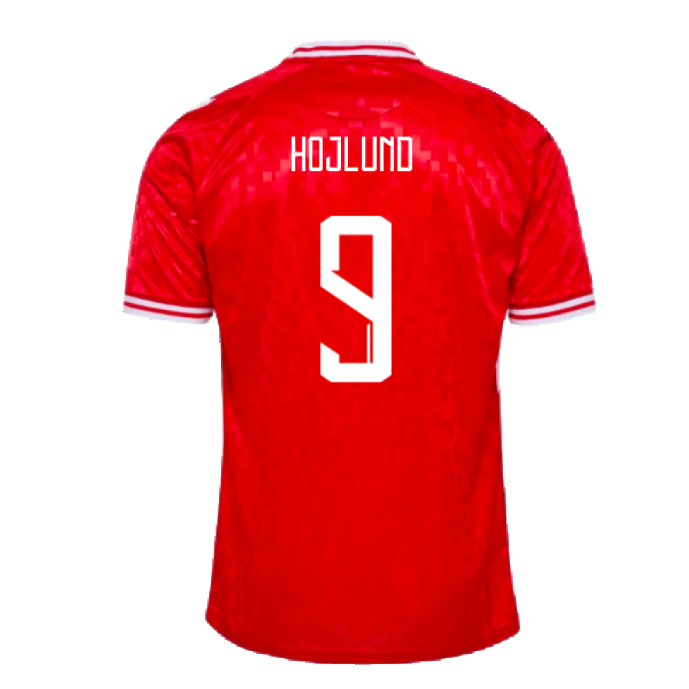 2024-2025 Denmark Home Shirt (Hojlund 9)