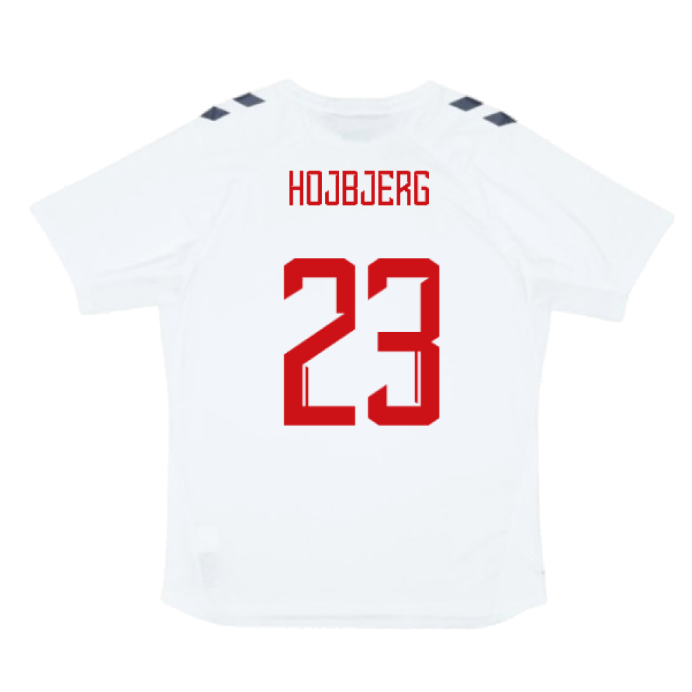 2024-2025 Denmark Training Jersey (White) (Hojbjerg 23)