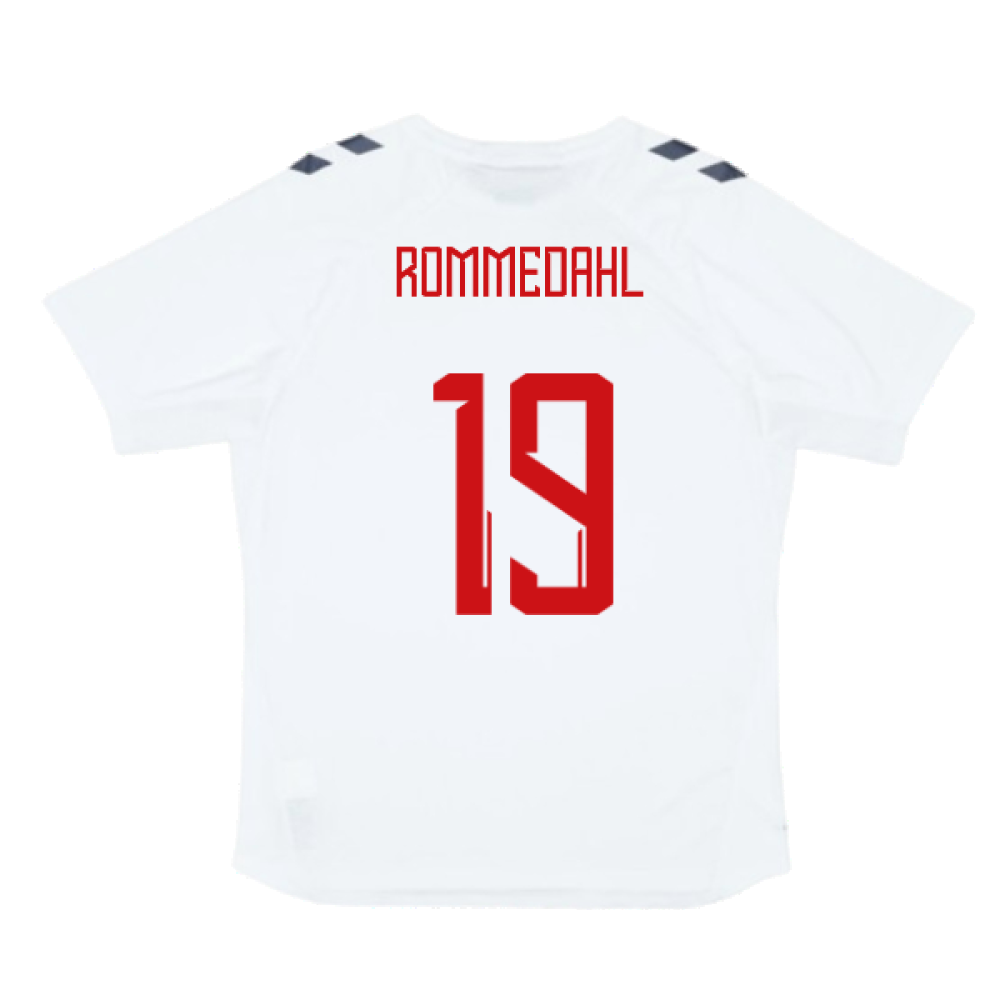 2024-2025 Denmark Training Jersey (White) (Rommedahl 19)