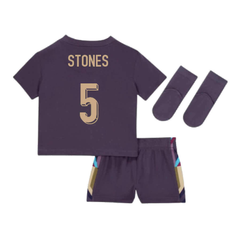 2024-2025 England Away Baby Kit (Stones 5)