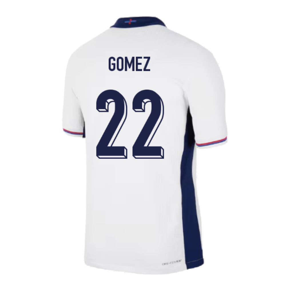 2024-2025 England Home Match Dri-Fit ADV Authentic Shirt (Gomez 22)