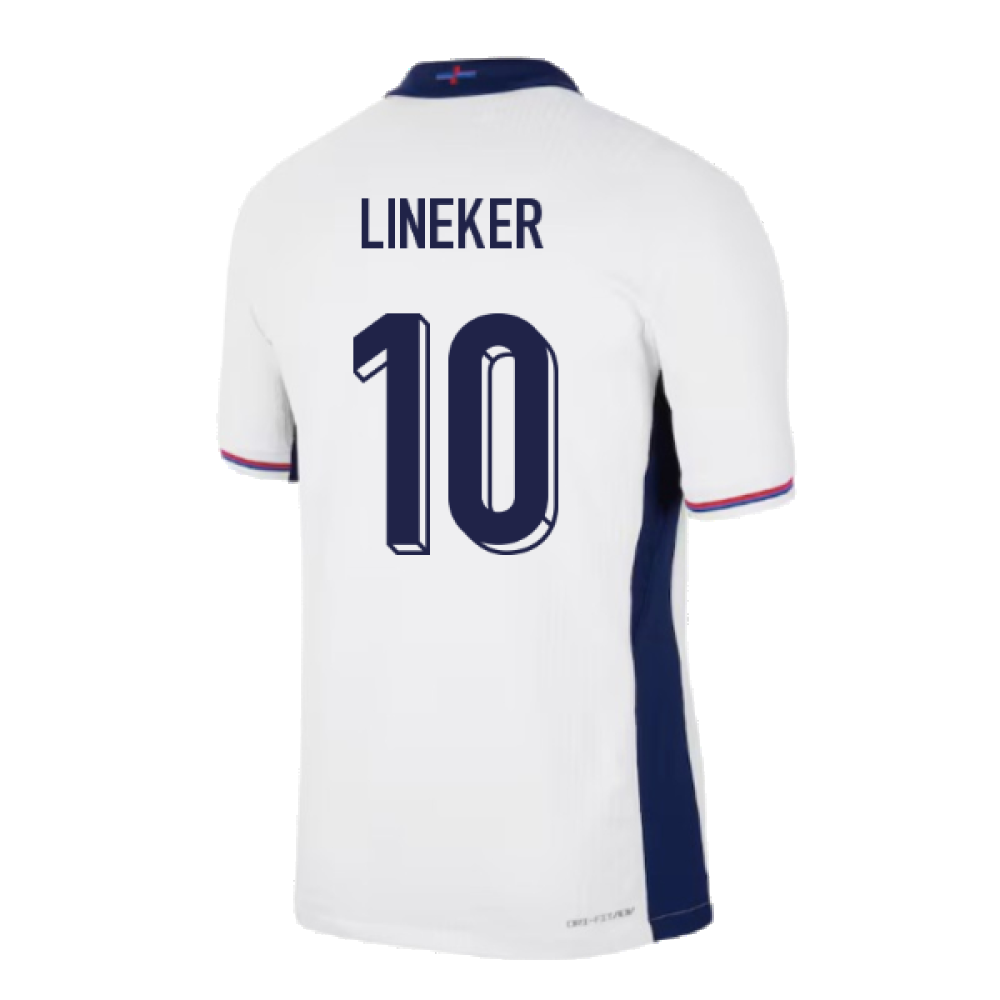 2024-2025 England Home Match Dri-Fit ADV Authentic Shirt (Lineker 10)