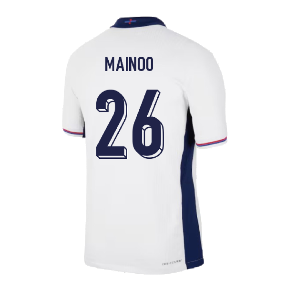 2024-2025 England Home Match Dri-Fit ADV Authentic Shirt (Mainoo 26)