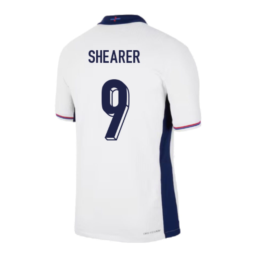 2024-2025 England Home Match Dri-Fit ADV Authentic Shirt (Shearer 9)