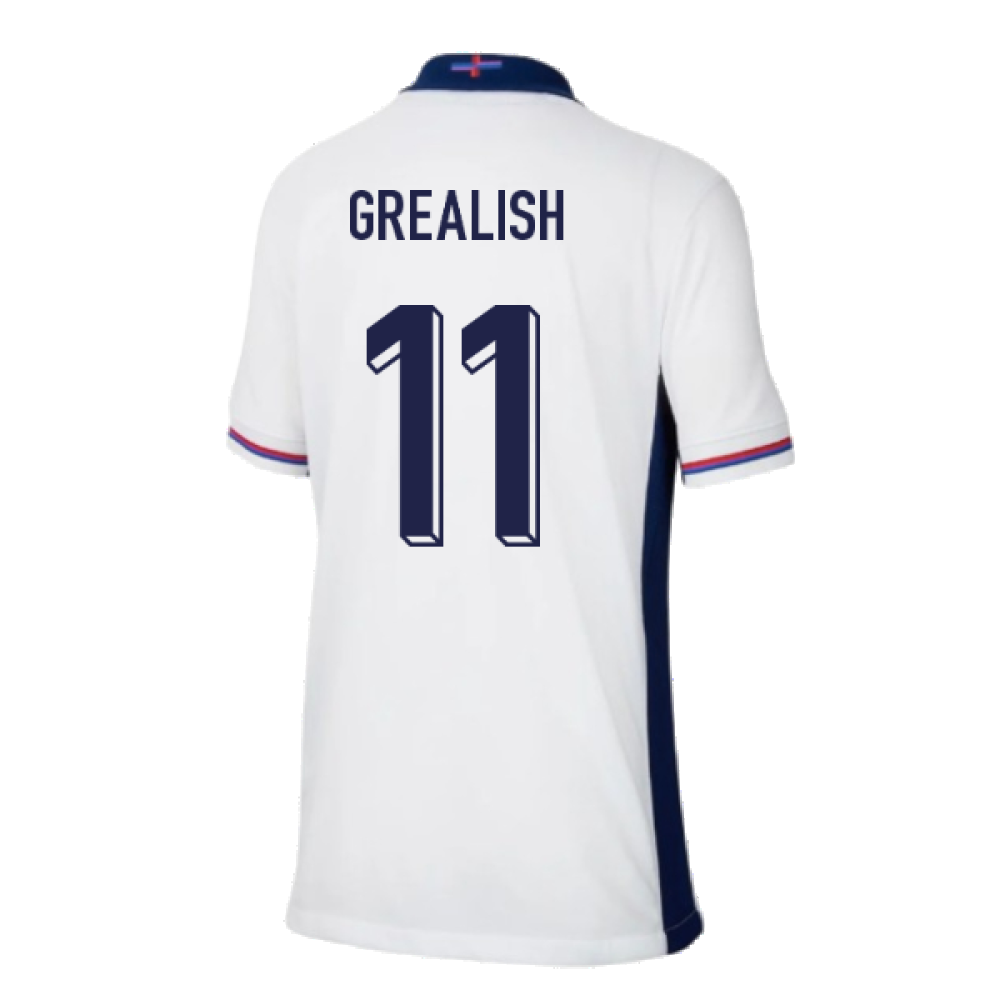 2024-2025 England Home Shirt (Kids) (Grealish 11)