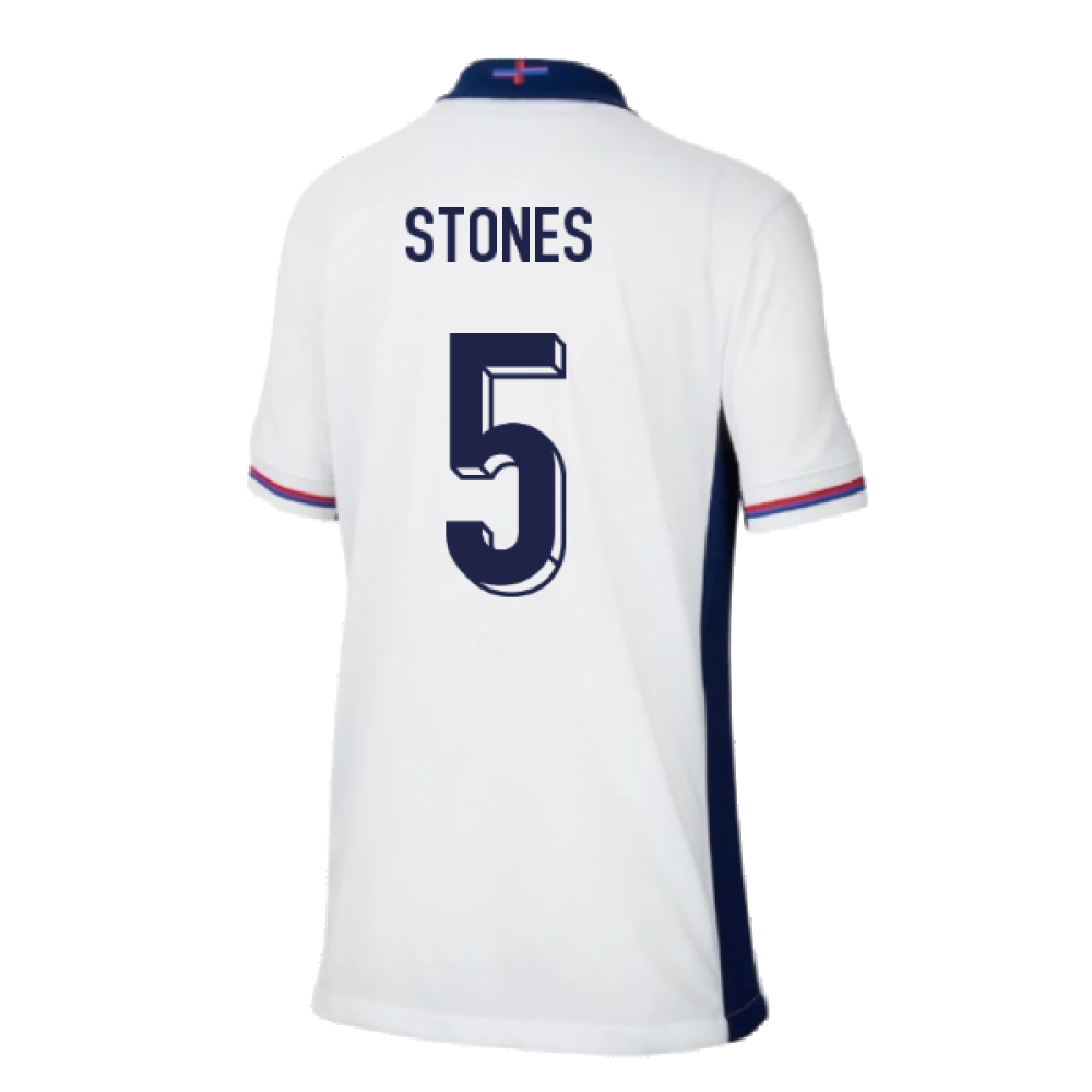 2024-2025 England Home Shirt (Kids) (Stones 5)