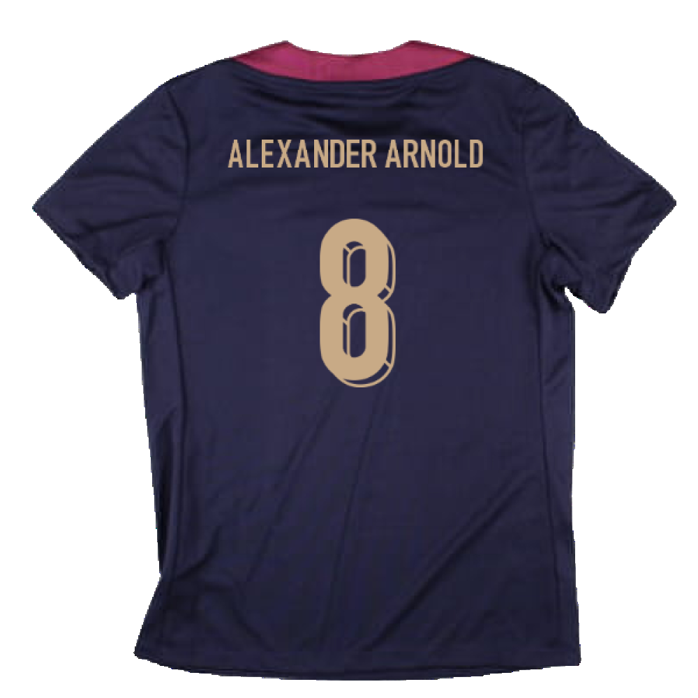 2024-2025 England Strike Dri-Fit Shirt (Purple Ink) - Womens (Alexander Arnold 8)