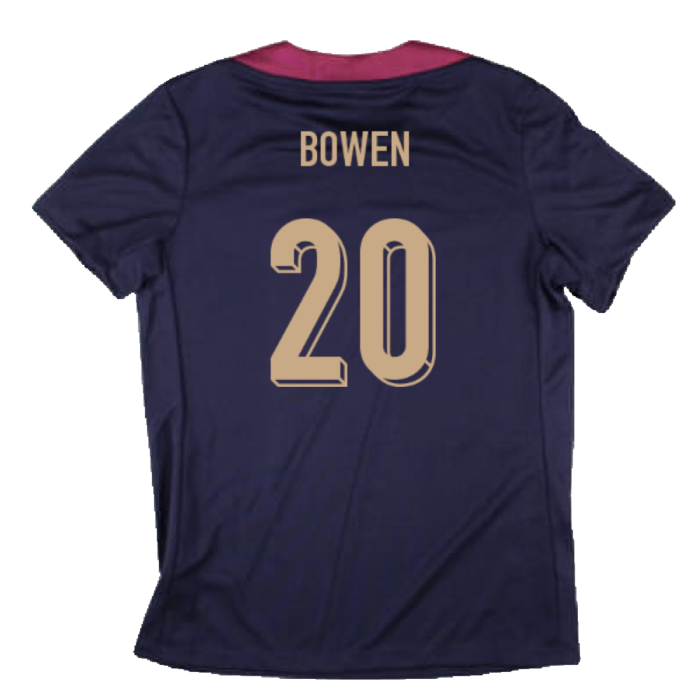 2024-2025 England Strike Dri-Fit Shirt (Purple Ink) - Womens (Bowen 20)